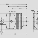 Pistola a spruzzo automatica: KAA 1300 per materiali viscosi: disegno