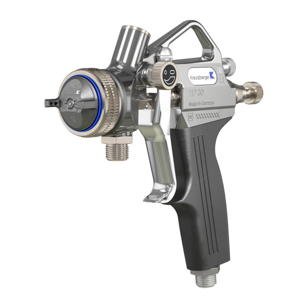 Lackierpistole: HP 30 Handspritzapparat Druckluft seitlich